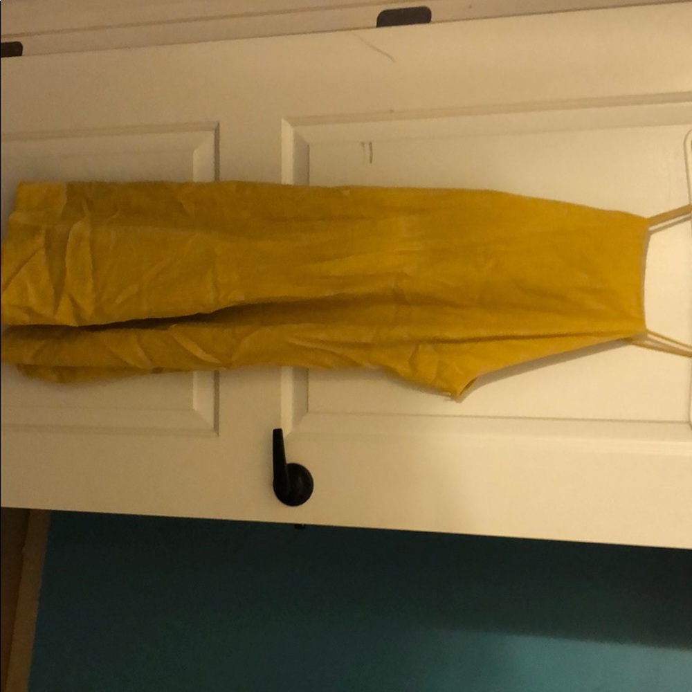 Mustard yellow dress